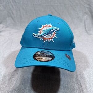 Miami Dolphins Hat Cap Snap Back Blue NFL Football Mens‎ New Era Adjustable Team